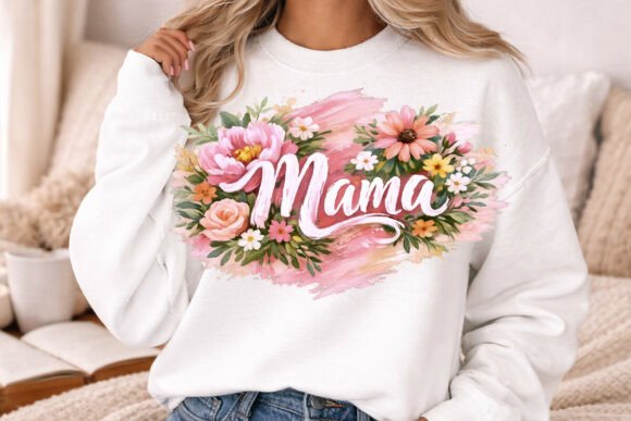 Brushstroke Floral Mama PNG Design: Creative Uses & Tips