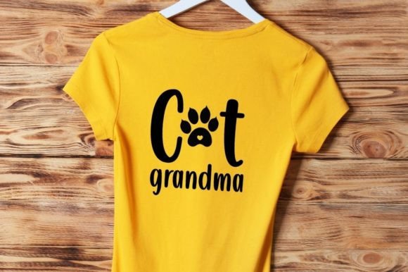 Cat Grandma Beautiful Graphic Design: A Design Asset for Every Creator
