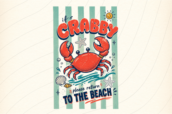 Funny Crab Quote Coastal Summer PNG: Your New Go-To Design Asset