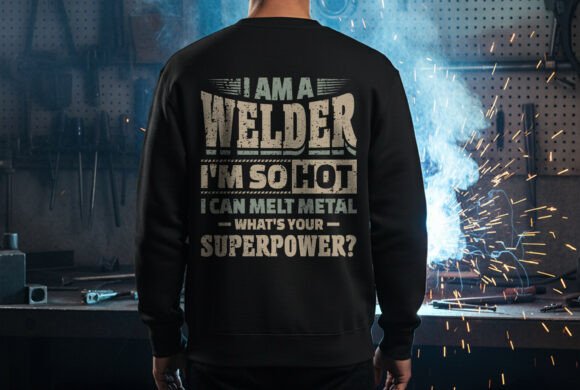 I Am so Hot Welder Graphic Tee: A Rugged Design for Metalwork Fans