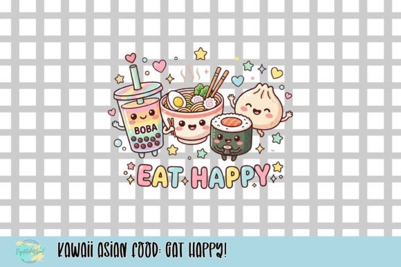 Kawaii Asian Food: Eat Happy! A Designer's Guide to Cute Branding
