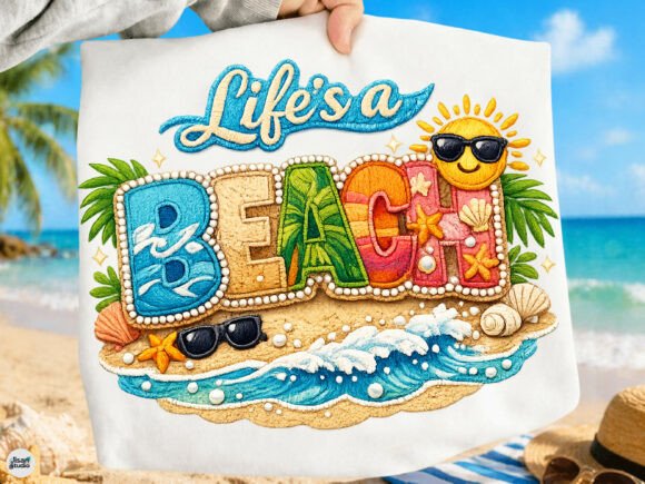 Lifes a Beach Cute Summer PNG Design: Essential for Your Brand